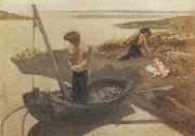 Pierre Puvis de Chavannes The Poor Fisheman USA oil painting artist